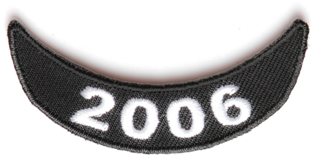 2006 Lower Rocker Patch In Black White