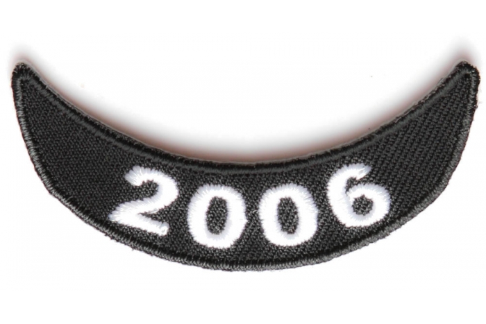 2006 Lower Rocker Patch In Black White