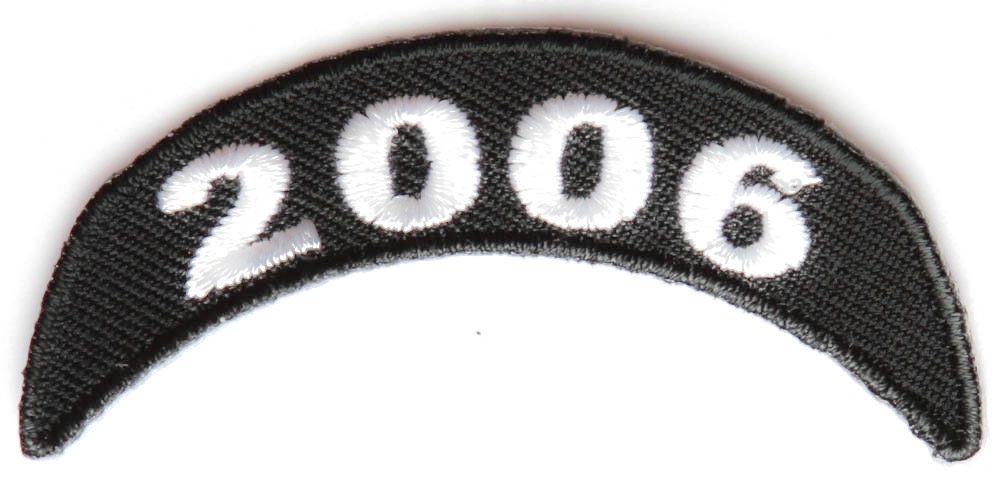 2006 Upper Rocker Patch In Black White