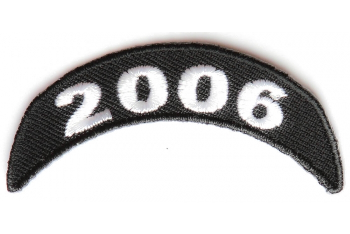 2006 Upper Rocker Patch In Black White