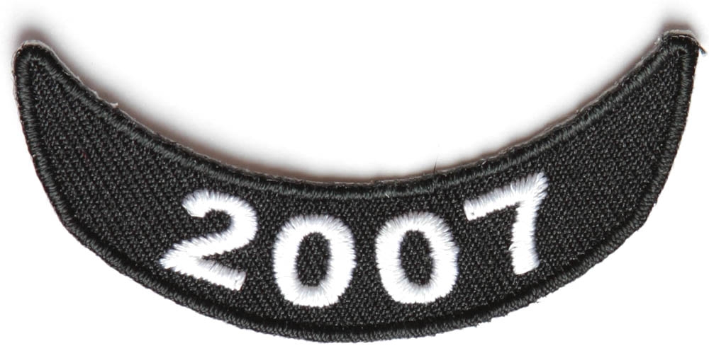 2007 Lower Rocker Patch In Black White