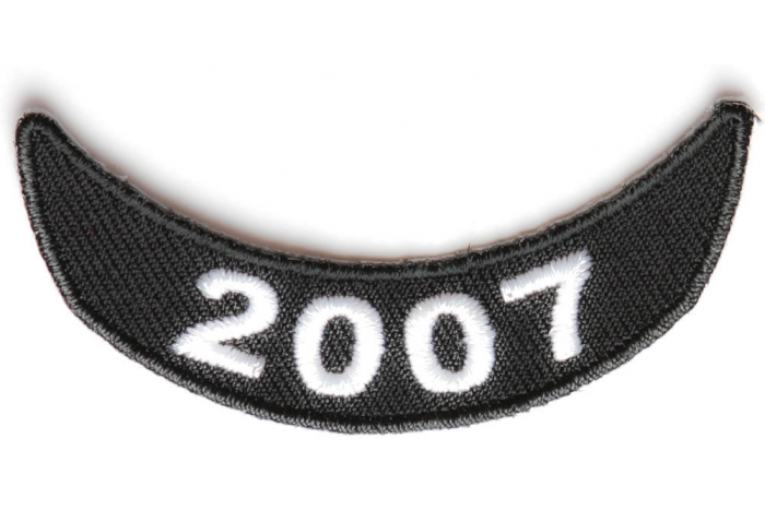 2007 Lower Rocker Patch In Black White