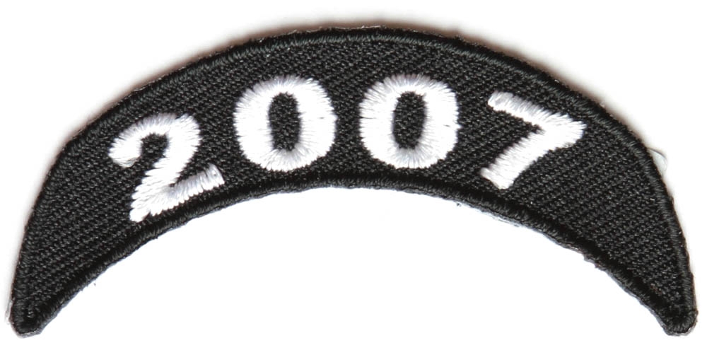 2007 Upper Rocker Patch In Black White