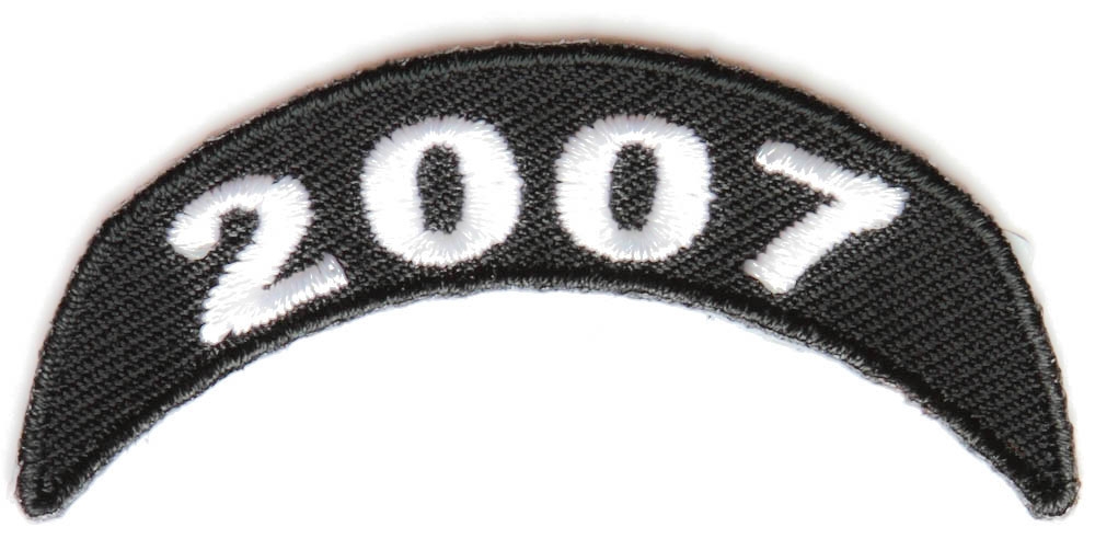 2007 Upper Rocker Patch In Black White