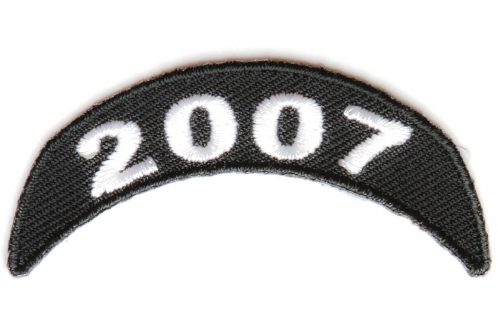 2007 Upper Rocker Patch In Black White