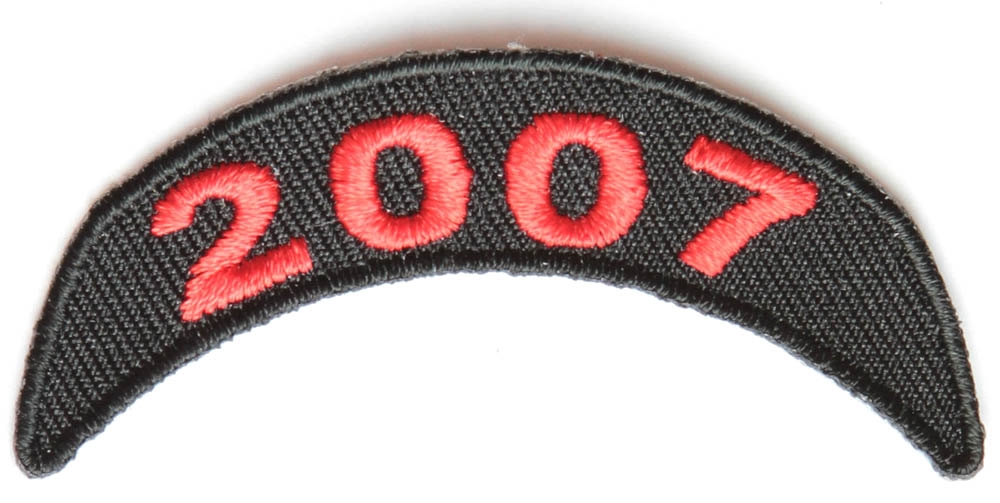 2007 Upper Year Rocker Patch In Red