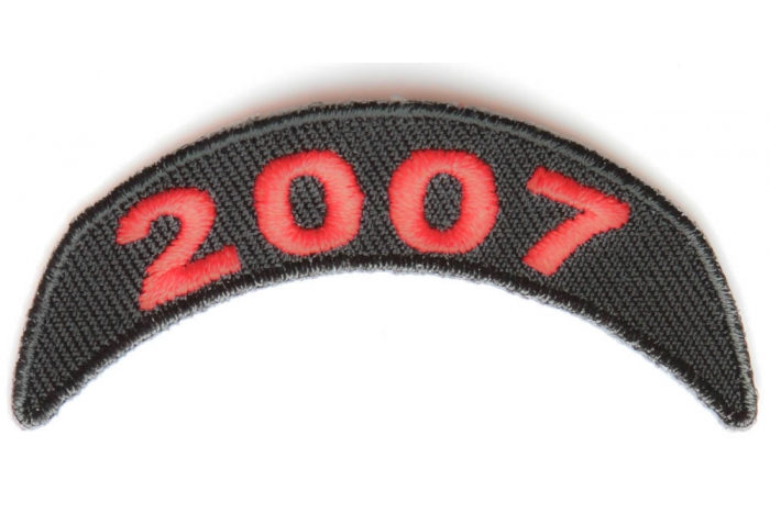 2007 Upper Year Rocker Patch In Red