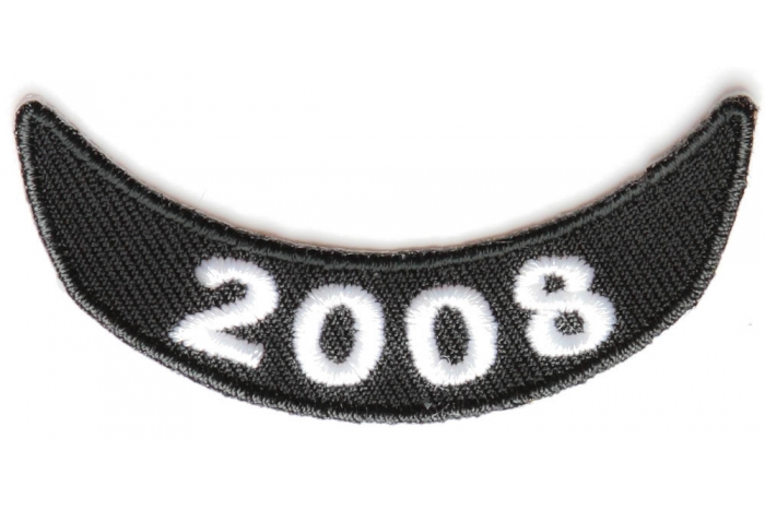 2008 Lower Rocker Patch In Black White