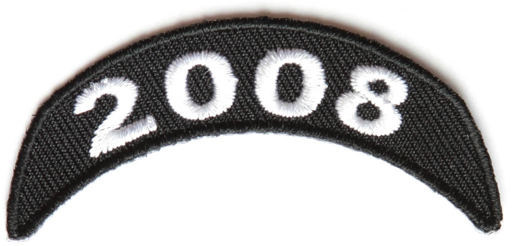 2008 Upper Rocker Patch In Black White