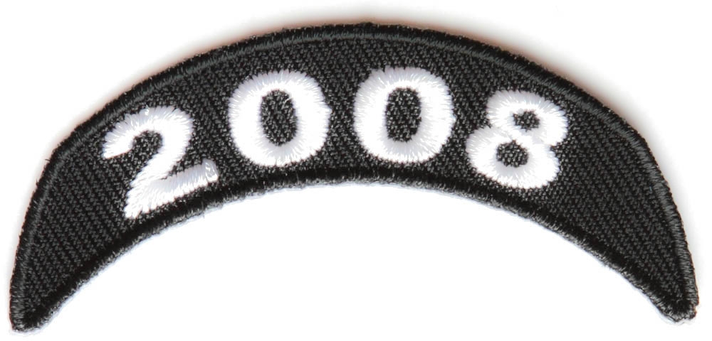 2008 Upper Rocker Patch In Black White