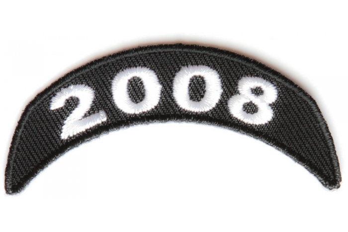 2008 Upper Rocker Patch In Black White