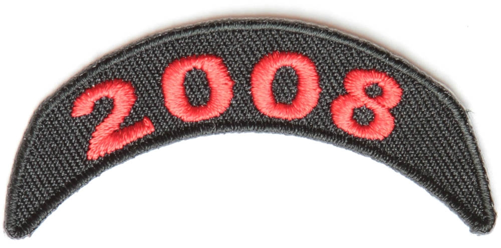 2008 Upper Year Rocker Patch In Red