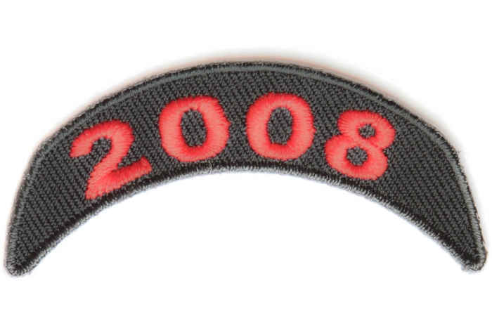2008 Upper Year Rocker Patch In Red