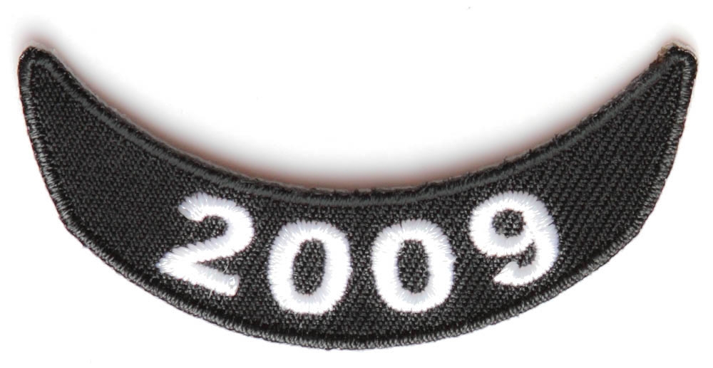 2009 Lower Rocker Patch In Black White