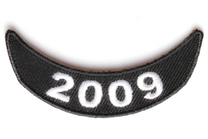 2009 Lower Rocker Patch In Black White