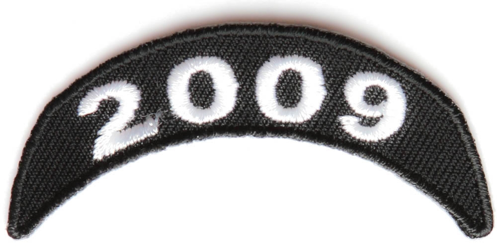 2009 Upper Rocker Patch In Black White