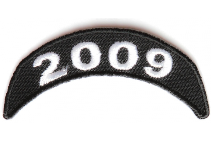 2009 Upper Rocker Patch In Black White