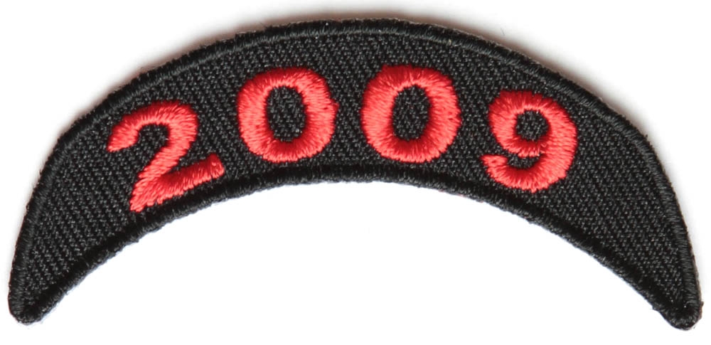 2009 Upper Year Rocker Patch In Red