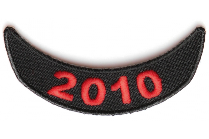 2010 Lower Rocker Patch In Red