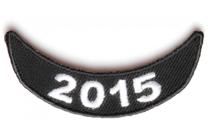 2015 White Lower Rocker Patch