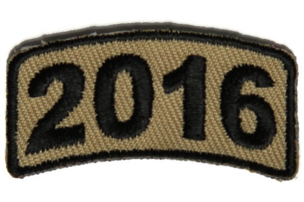 2016 Small Rocker Patch In Tan and Black