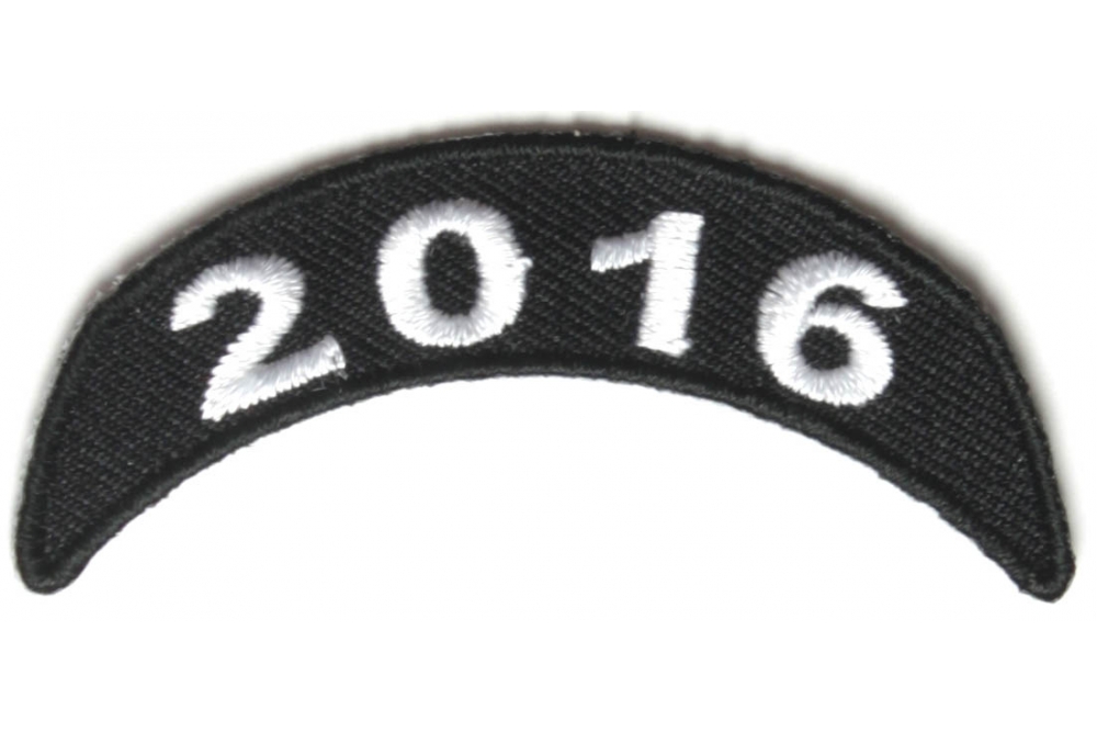 2016 White Upper Rocker Patch