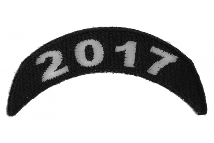 2017 White Upper Rocker Patch