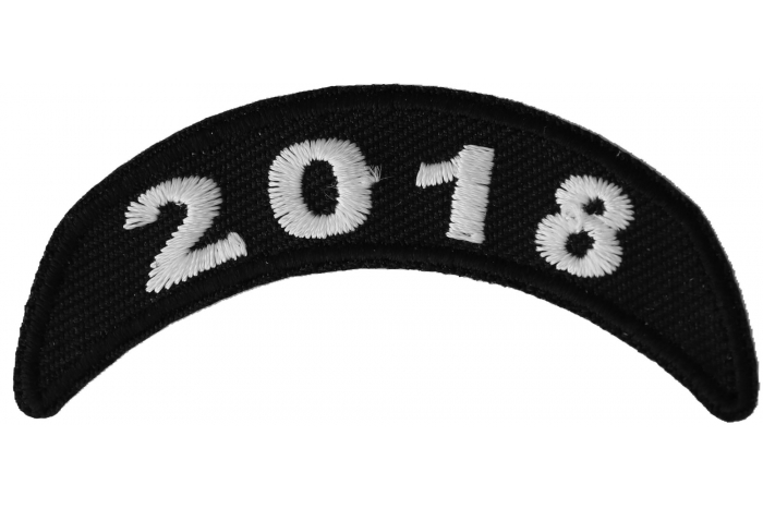 2018 Black and White Rocker Patch