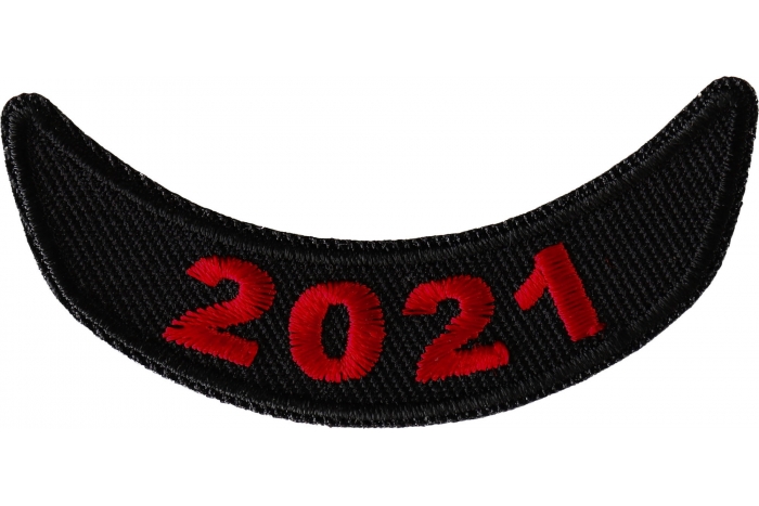 2021 Year Rocker Patch Lower Red by Ivamis Patches