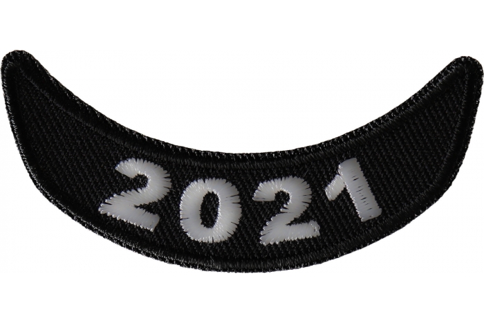 2021 Year Rocker Patch Lower White
