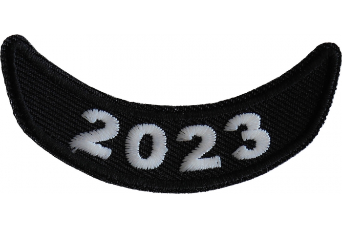 2023 Year Patch Lower Rocker White