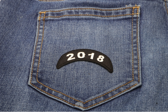 2018 Lower Rocker White Patch shown on jeans