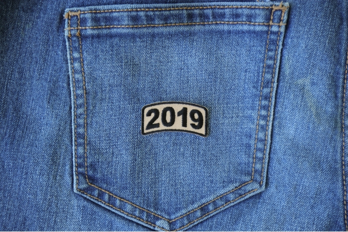 2019 Rocker Patch Tan shown on jeans