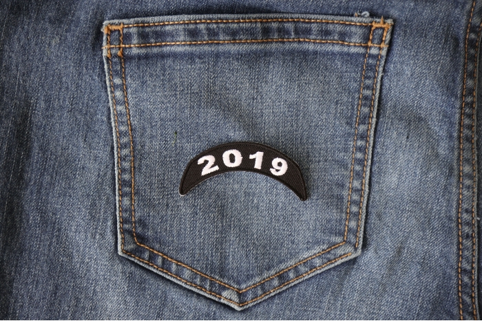 2019 Upper Rocker Patch shown on jeans