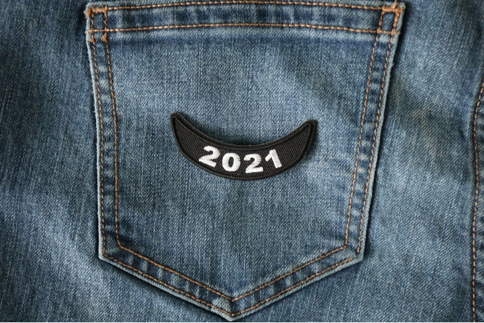 2021 Year Rocker Patch Lower White by Ivamis Patches