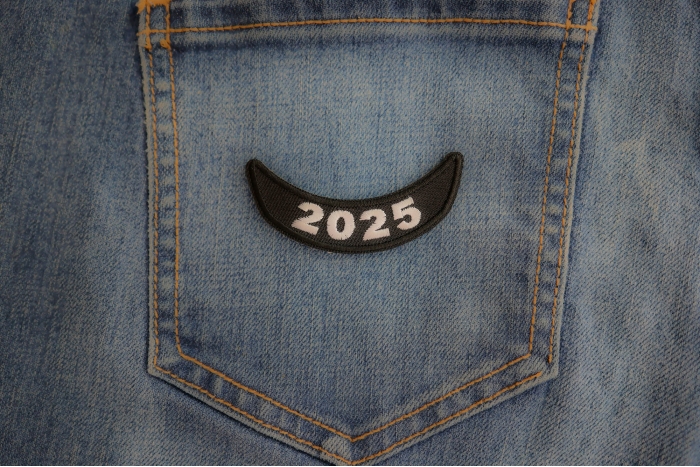 2025 Patch Lower Rocker White shown on jeans