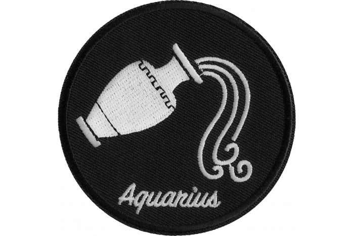 Aquarius Zodiac Patch